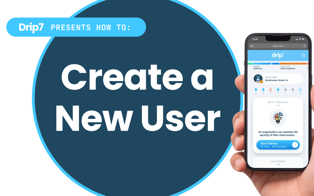 How to Create a New User