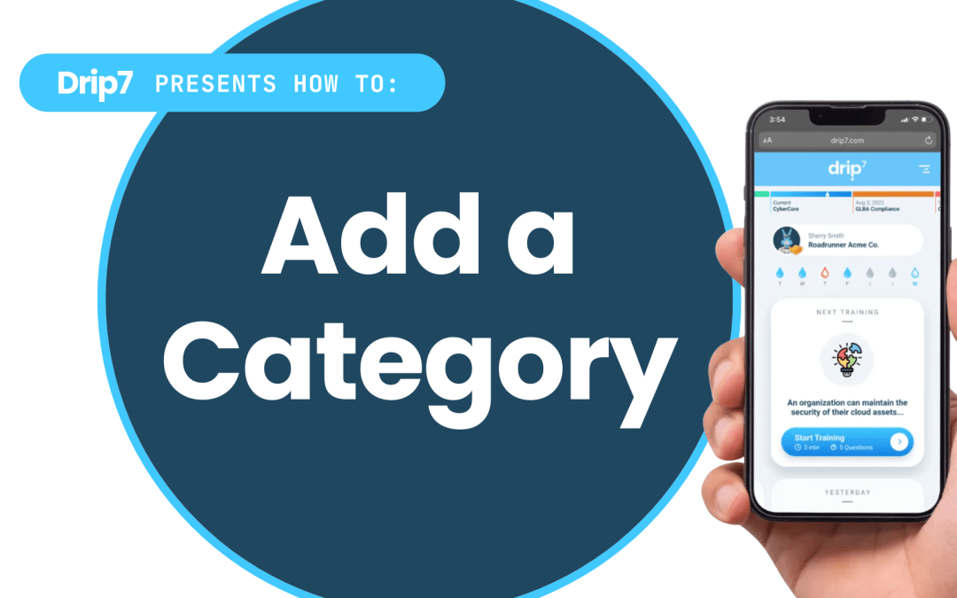 How to Add a Category